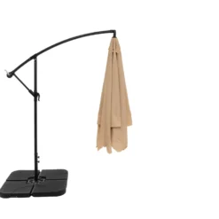 Ombrellone Quadrato con carrucola Camel