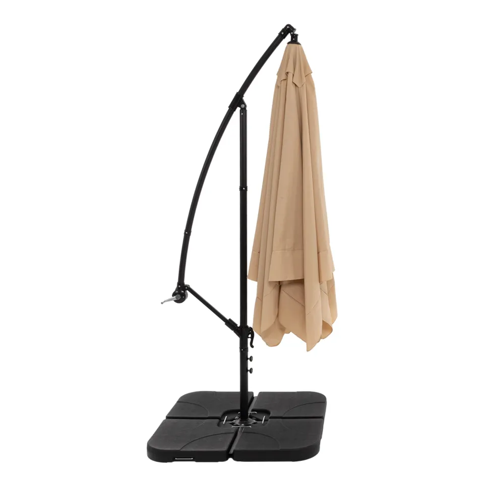 Ombrellone Quadrato con carrucola Camel