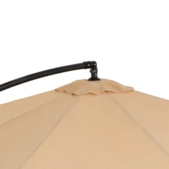Ombrellone Quadrato con carrucola Camel