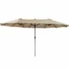 Ombrellone Rettangolare Camel con carrucola