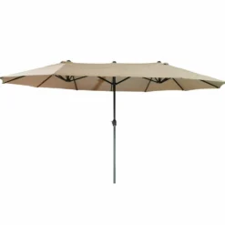 Ombrellone Rettangolare Camel con carrucola