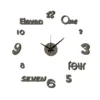 Orologio da Parete Adesivo Marble Fai da Te 60x60 cm