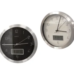 Orologio da parete con display digitale diametro 30 cm