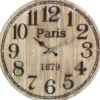 Orologio da Parete in Legno e Metallo diametro 40 cm
