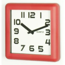 Orologio quadrato da parete 21x21 cm