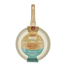 Padella Antiaderente in alluminio pressato Crazy Wood diametro 30 cm