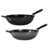 Padella Wok con manici diametro 32 cm