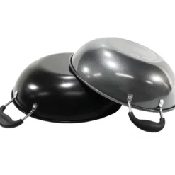 Padella Wok con manici diametro 34 cm