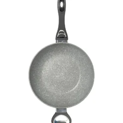 Padella Wok in alluminio pressofuso Linea CookStone diametro 32 cm