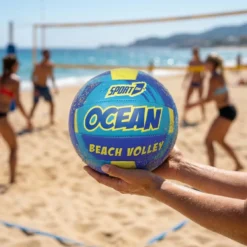 Pallone Beach Volley Ocean in Cuoio Sintetico Misura 5