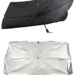 Parasole Auto Pieghevole ad ombrello 125x65 cm