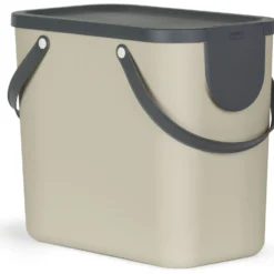 Pattumiera Albula Cappuccino 25 litri