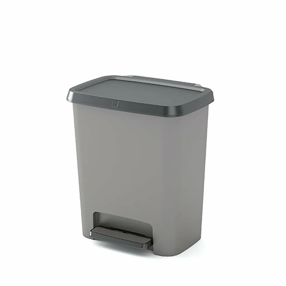 Pattumiera a pedale grigio 25 litri Compatta Bin