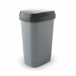 Pattumiera basculante grigio 50 litri Dual Swing Bin Style L