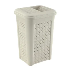 Pattumiera con Coperchio Semi-Aperto Angora 10 litri Linea Arianna