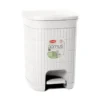 Pattumiera con pedale Linea Domus Bianca 20 litri
