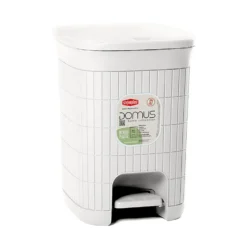 Pattumiera con pedale Linea Domus Bianca 20 litri