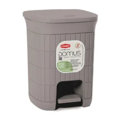 Pattumiera con pedale Linea Domus Tortora 6 litri