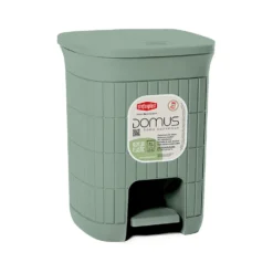 Pattumiera con pedale Linea Domus Verde 6 litri