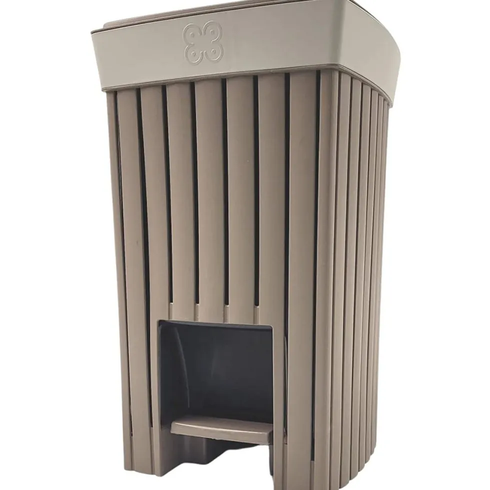 Pattumiera ecologica Linea Doga cappuccino 6 litri