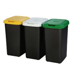Pattumiera per la raccolta differenziata Eco 3 50 Litri
