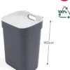 Pattumiera Raccolta Differenziata Ready to Collect Grigio scuro 10 litri