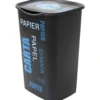 Pattumiera Recycling Carta Misto 50 Litri Nero
