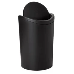 Pattumiera Standard con coperchio basculante Nera 6 litri