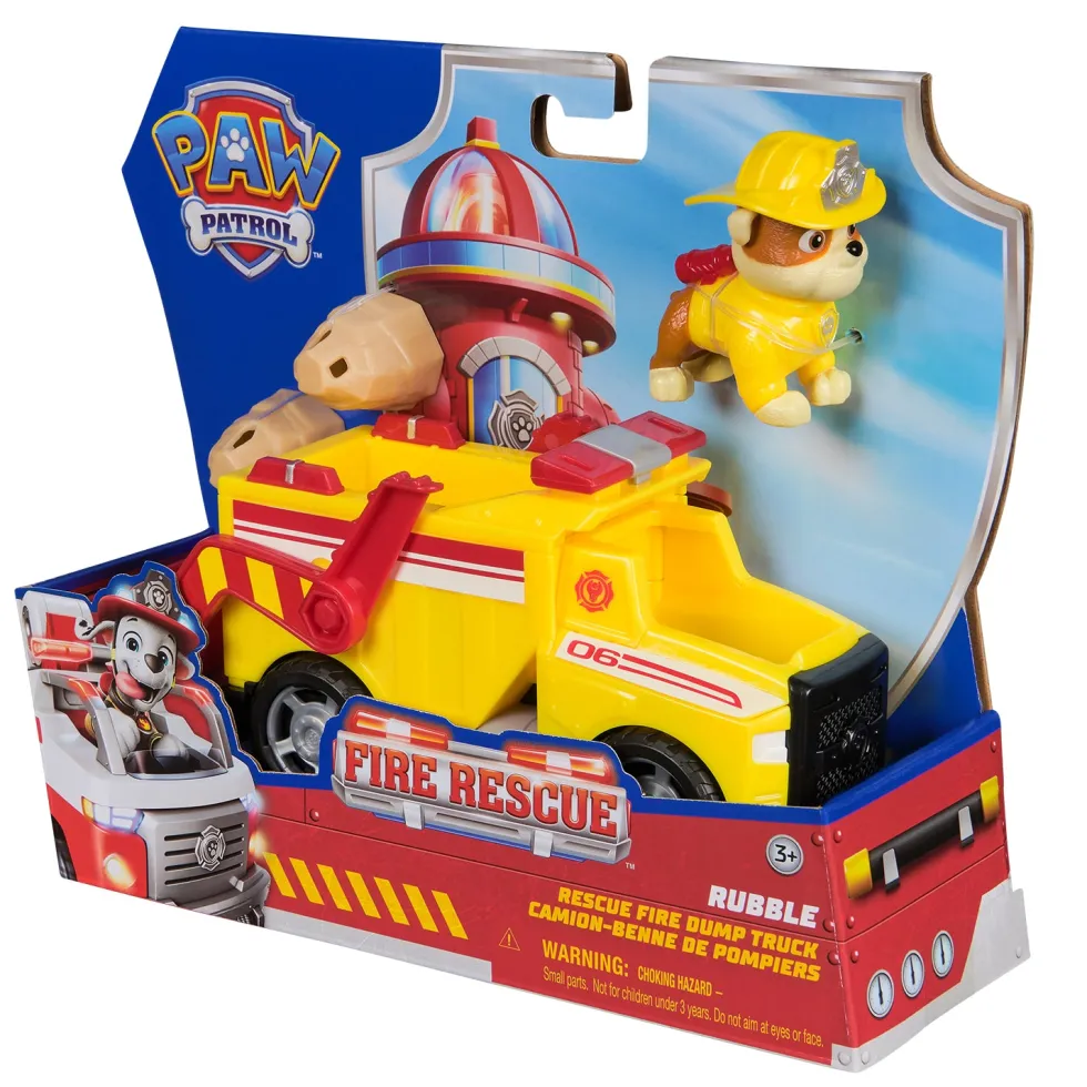 Paw Patrol Fire Rescue Veicolo Antincendio con Personaggio Assortito