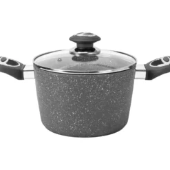 Pentola con coperchio in alluminio pressofuso Linea CookStone diametro 20 cm
