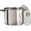 Pentola in acciaio inox con coperchio in vetro Linea Matilde diametro 32 cm