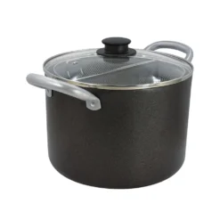 Pentola Multiuso con Doppio Cestello Divisorio in Alluminio diametro 20 cm
