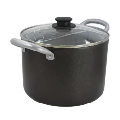 Pentola Multiuso con Doppio Cestello Divisorio in Alluminio diametro 24 cm