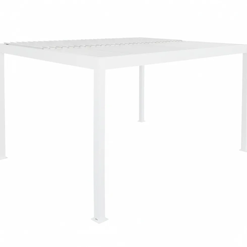 Pergola Bioclimatica in Alluminio Bianca 3x3 metri