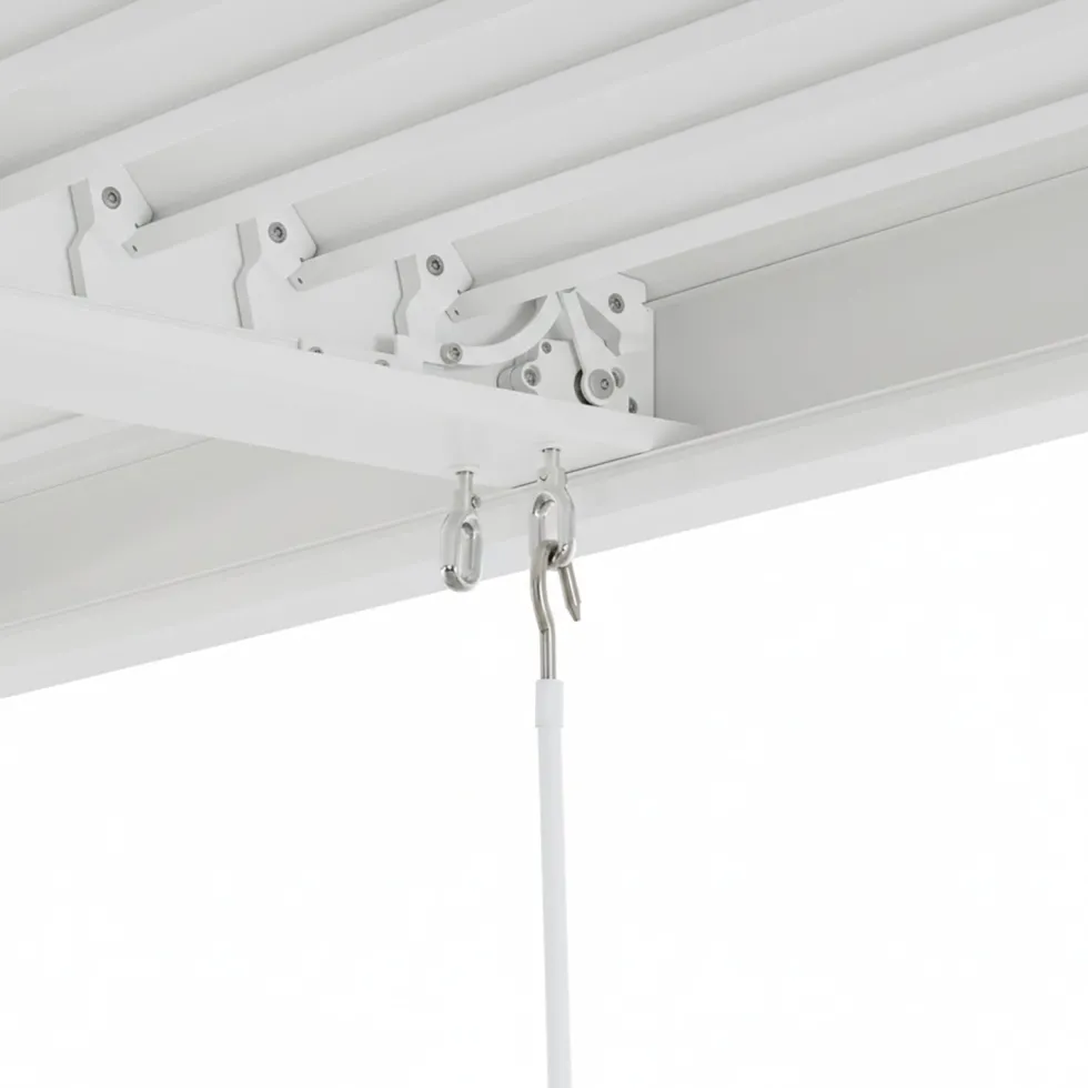 Pergola Bioclimatica in Alluminio Bianca 3x3 metri