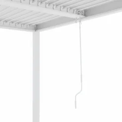 Pergola Bioclimatica in Alluminio Bianca 3x3 metri