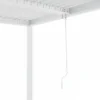 Pergola Bioclimatica in Alluminio Bianca 3x6 metri