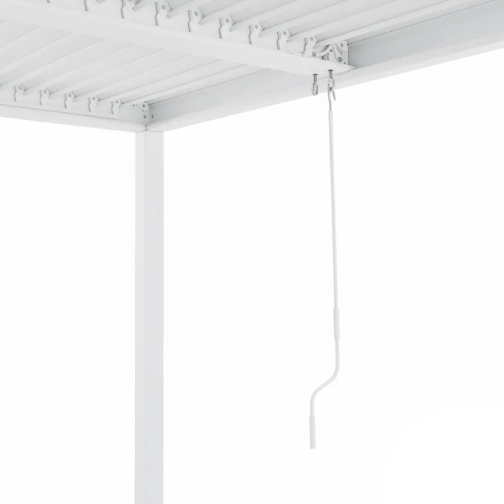 Pergola Bioclimatica in Alluminio Bianca 3x6 metri