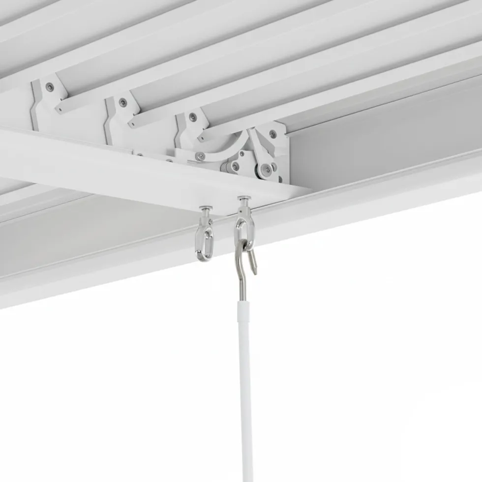 Pergola Bioclimatica in Alluminio Bianca 3x6 metri