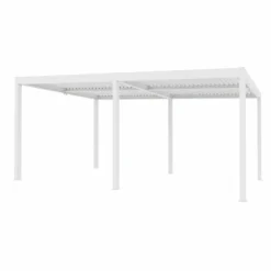 Pergola Bioclimatica in Alluminio Bianca 3x6 metri