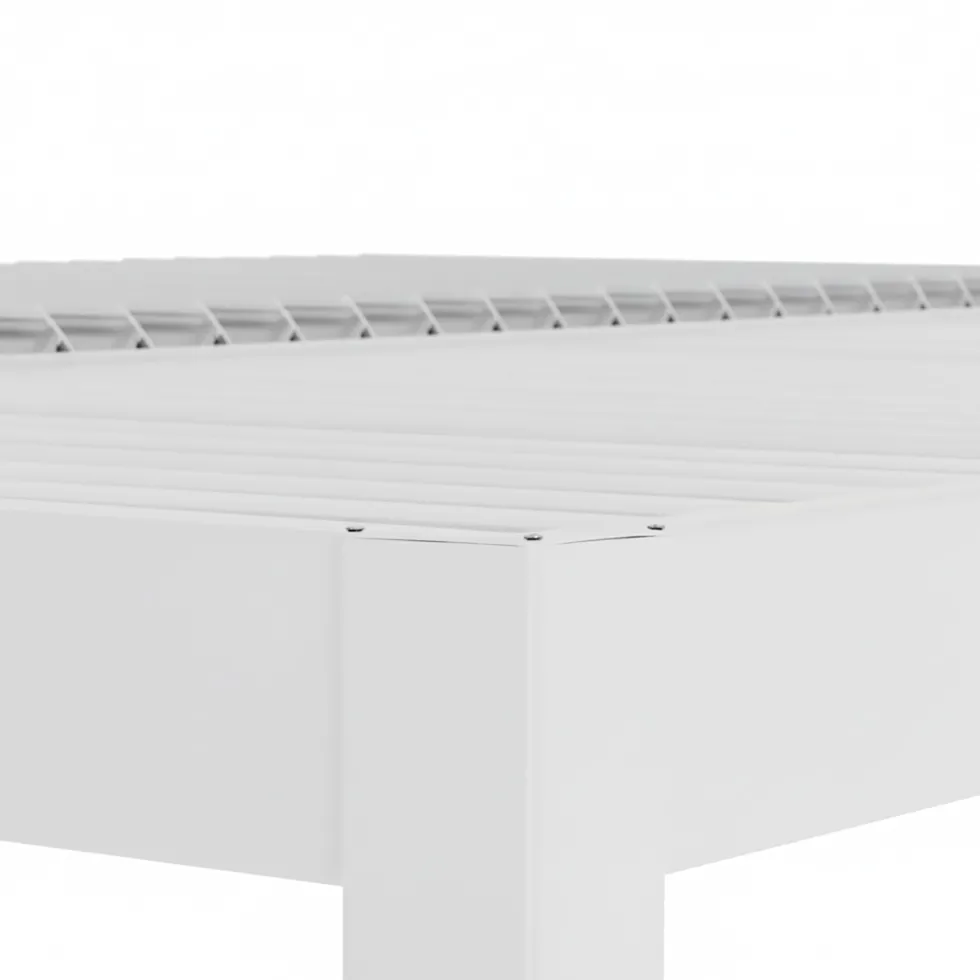 Pergola Bioclimatica in Alluminio Bianca 3x6 metri