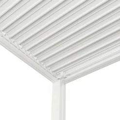 Pergola Bioclimatica in Alluminio Bianca 4x4 metri