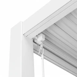 Pergola Bioclimatica in Alluminio Bianca 4x4 metri