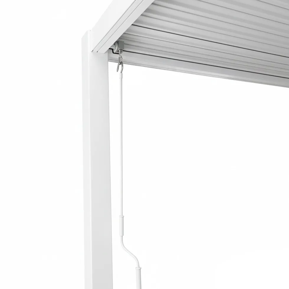 Pergola Bioclimatica in Alluminio Bianca 4x4 metri