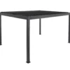 Pergola Bioclimatica in Alluminio Grigio Scuro 3x3 metri