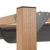Pergola da Giardino con Telo Retrattile Antracite 3x3 metri