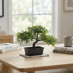 Pianta artificiale Bonsai in vaso