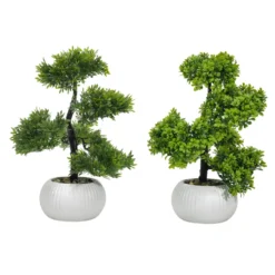 Pianta artificiale Bonsai in vaso