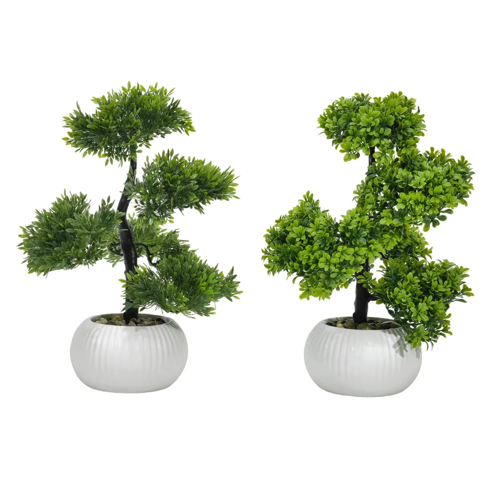 Pianta artificiale Bonsai in vaso
