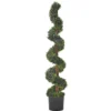 Pianta artificiale Bosso a spirale in vaso h110 cm